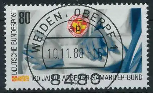BRD 1988 Nr 1394 zentrisch gestempelt 85132A
