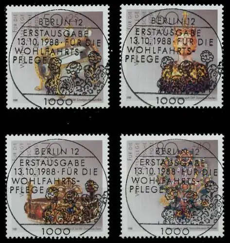 BRD 1988 Nr 1383-1386 ESST zentrisch gestempelt 85134A