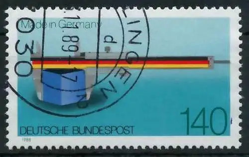 BRD 1988 Nr 1378 gestempelt 8513AA