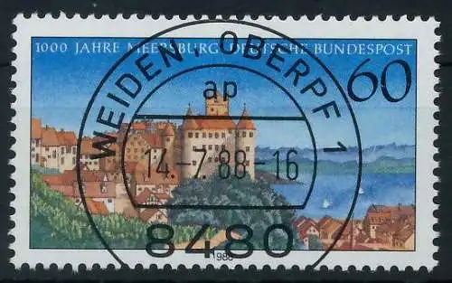 BRD 1988 Nr 1376 zentrisch gestempelt 8513C6