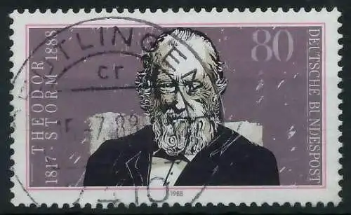 BRD 1988 Nr 1371 zentrisch gestempelt 85140E