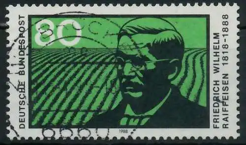 BRD 1988 Nr 1358 zentrisch gestempelt 851436