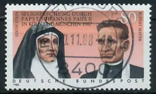 BRD 1988 Nr 1352 zentrisch gestempelt 8514BE