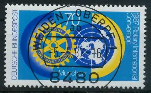 BRD 1987 Nr 1327 zentrisch gestempelt 8544DA