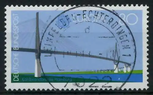 BRD BUND 1987 Nr 1322 zentrisch gestempelt 854526