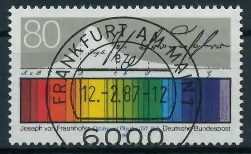 BRD 1987 Nr 1313 zentrisch gestempelt 854576