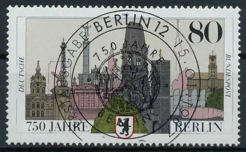 BRD 1987 Nr 1306 ESST zentrisch gestempelt 854606