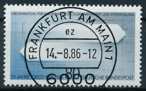 BRD 1986 Nr 1294 zentrisch gestempelt S742042