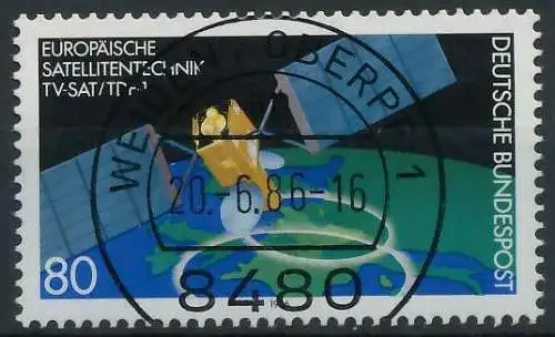 BRD BUND 1986 Nr 1290 zentrisch gestempelt S742066