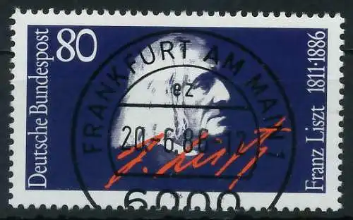 BRD 1986 Nr 1285 zentrisch gestempelt S742106