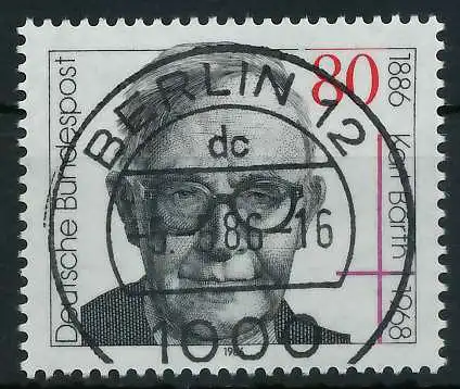 BRD 1986 Nr 1282 zentrisch gestempelt 85478A