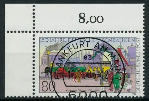 BRD 1985 Nr 1264 zentrisch gestempelt ECKE-OLI 85481A