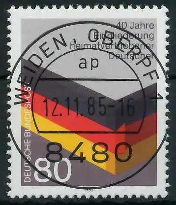 BRD 1985 Nr 1265 zentrisch gestempelt 85481E