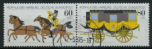 BRD ZUSAMMENDRUCK Nr WZD5 gestempelt WAAGR PAAR 854826