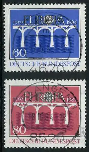 BRD BUND 1984 Nr 1210-1211 zentrisch gestempelt 854A62