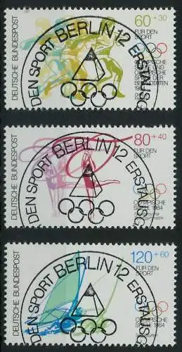 BRD 1984 Nr 1206-1208 ESST zentrisch gestempelt 854A8A