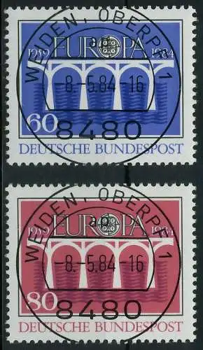 BRD BUND 1984 Nr 1210-1211 zentrisch gestempelt 854AAE