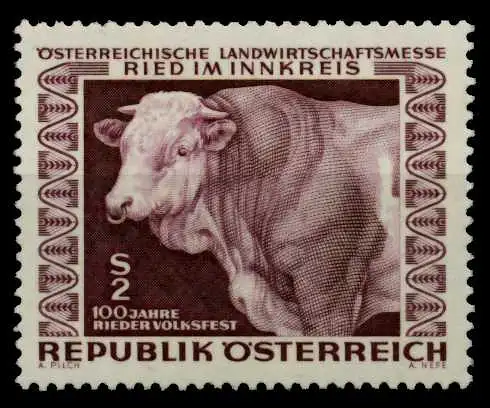 ÖSTERREICH 1967 Nr 1244x postfrisch S74356A