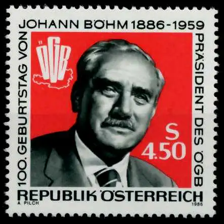 ÖSTERREICH 1986 Nr 1836 postfrisch S7436B2