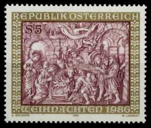 ÖSTERREICH 1986 Nr 1870 postfrisch S7436E2
