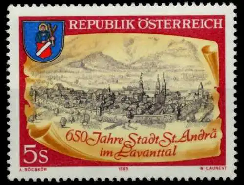 ÖSTERREICH 1989 Nr 1960 postfrisch S7437AE