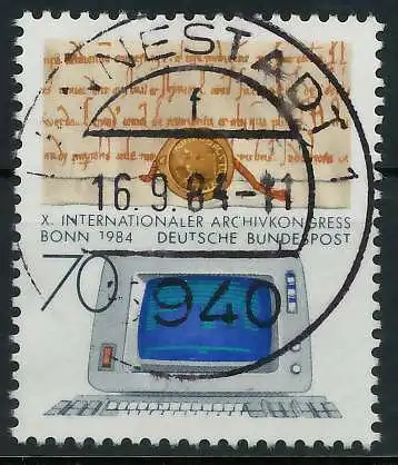 BRD 1984 Nr 1224 zentrisch gestempelt 85568A