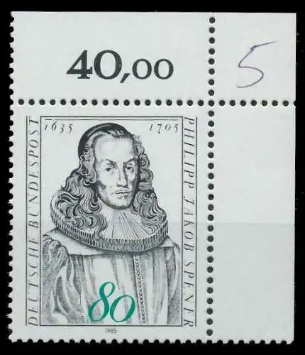 BRD 1985 Nr 1235 postfrisch ECKE-ORE 85571A