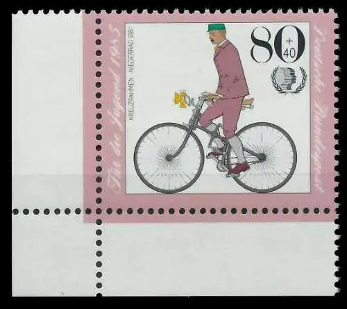 BRD 1985 Nr 1244 postfrisch ECKE-ULI 85581E