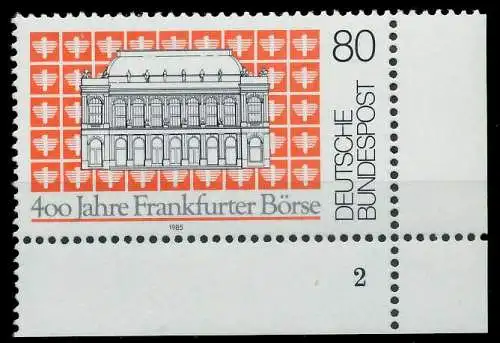 BRD 1985 Nr 1257 postfrisch FORMNUMMER 2 85596E