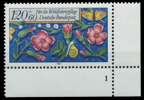 BRD BUND 1985 Nr 1262 postfrisch FORMNUMMER 1 S74C2CE