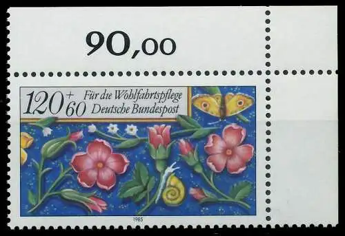 BRD BUND 1985 Nr 1262 postfrisch ECKE-ORE 855A22