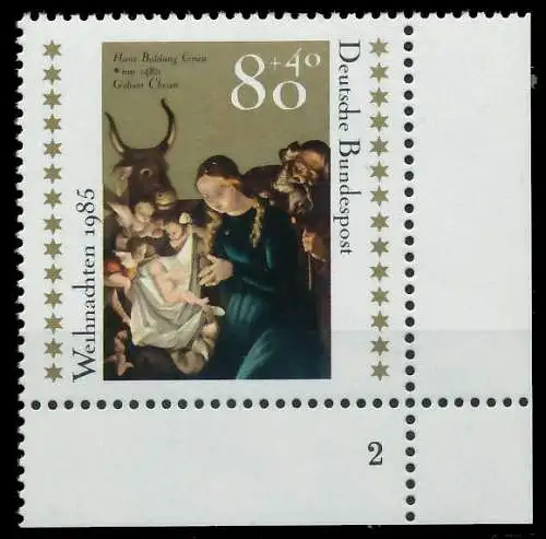 BRD 1985 Nr 1267 postfrisch FORMNUMMER 2 S74C35E