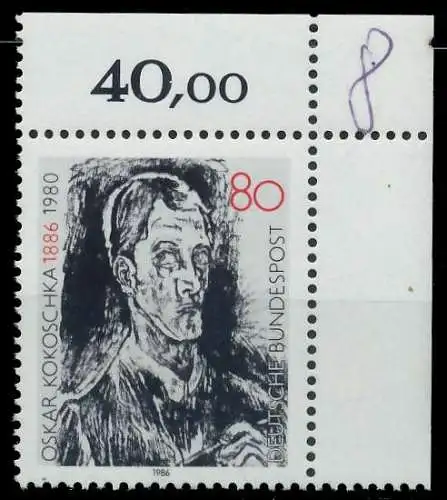 BRD 1986 Nr 1272 postfrisch ECKE-ORE 855B32