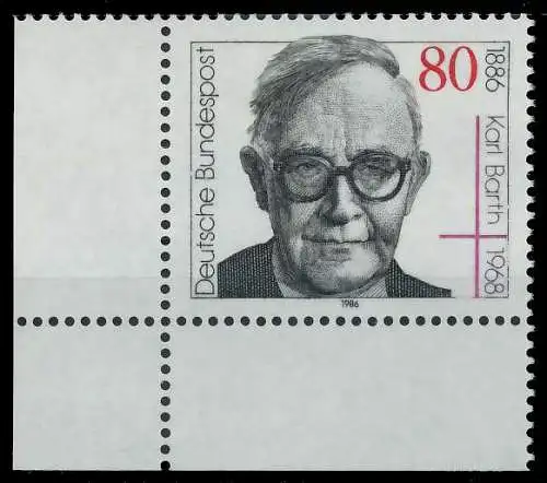 BRD 1986 Nr 1282 postfrisch ECKE-ULI S74C5DE