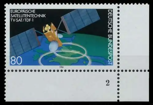 BRD BUND 1986 Nr 1290 postfrisch FORMNUMMER 2 S74C69A