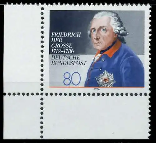 BRD 1986 Nr 1292 postfrisch ECKE-ULI S74C6CE