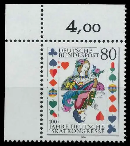 BRD 1986 Nr 1293 postfrisch ECKE-OLI 858DD6