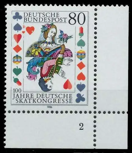 BRD 1986 Nr 1293 postfrisch FORMNUMMER 2 S74C6E2