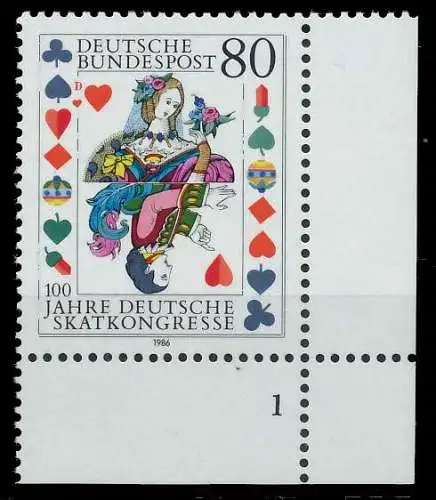 BRD 1986 Nr 1293 postfrisch FORMNUMMER 1 S74C6EE