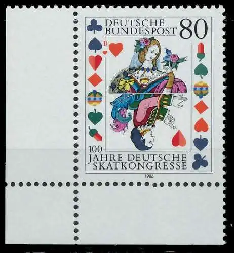 BRD 1986 Nr 1293 postfrisch ECKE-ULI 858DE2