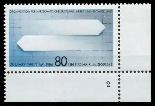 BRD 1986 Nr 1294 postfrisch FORMNUMMER 2 S74C6FE