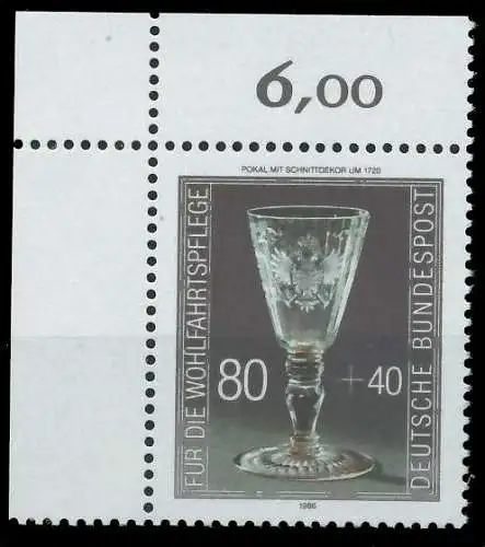 BRD 1986 Nr 1298 postfrisch ECKE-OLI S74C7BA