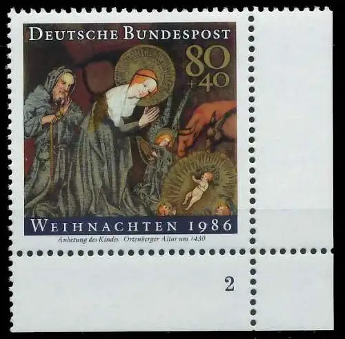 BRD 1986 Nr 1303 postfrisch FORMNUMMER 2 S74C816