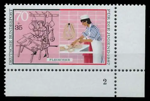BRD 1987 Nr 1317 postfrisch FORMNUMMER 2 859032