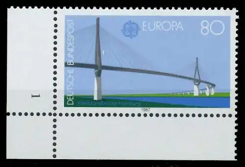 BRD BUND 1987 Nr 1322 postfrisch FORMNUMMER 1 8590D2