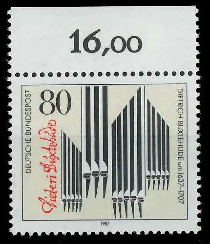 BRD 1987 Nr 1323 postfrisch ORA 85910E