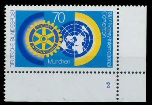 BRD 1987 Nr 1327 postfrisch FORMNUMMER 2 859182