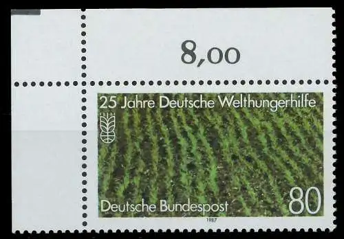 BRD 1987 Nr 1345 postfrisch ECKE-OLI 8592FA