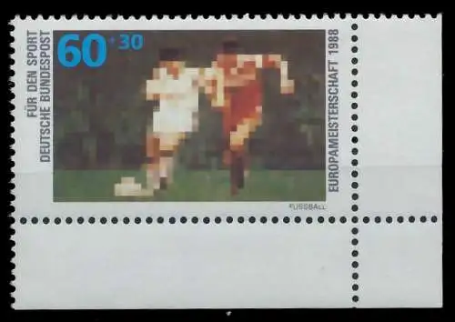 BRD 1988 Nr 1353 postfrisch ECKE-URE 85A3AA