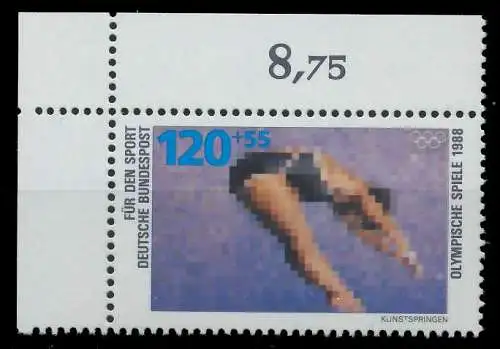 BRD 1988 Nr 1355 postfrisch ECKE-OLI 85A402